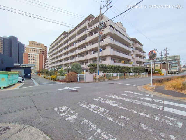 愛知県岡崎市柱曙1丁目のマンション『ユニオンハイツ岡崎』外観写真 2025年11月30日撮影