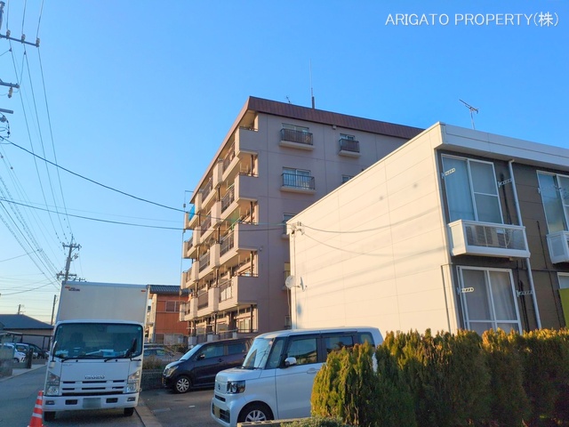 愛知県岡崎市江口２丁目のマンション『メゾンむつな』外観写真 2025年12月15日撮影