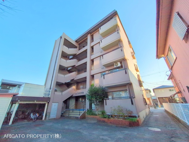 愛知県岡崎市江口２丁目のマンション『メゾンむつな』外観写真 2025年12月15日撮影