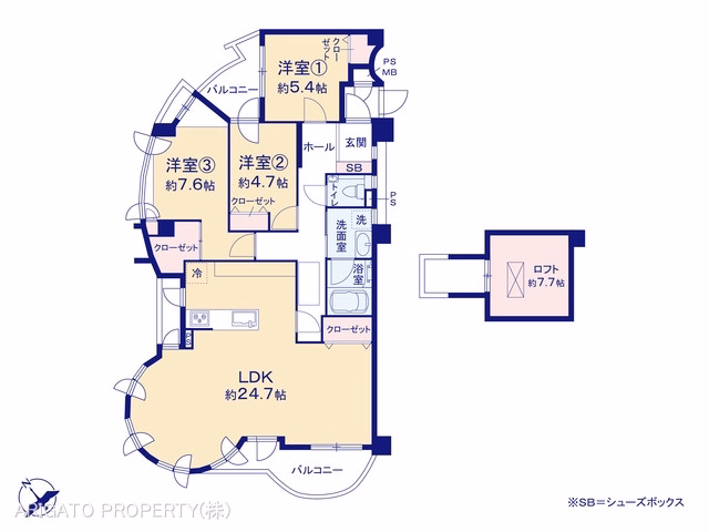 サンシティ稲熊 間取図