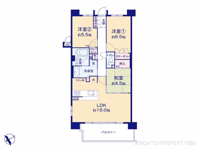 メイツ安城リフレビア 間取図