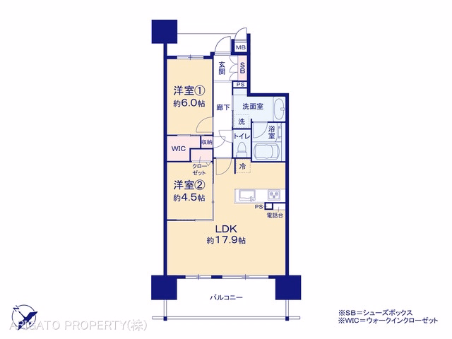 リコット東岡崎 間取図