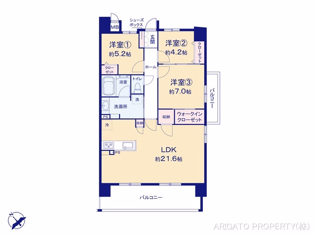 リコット豊田大林 間取図