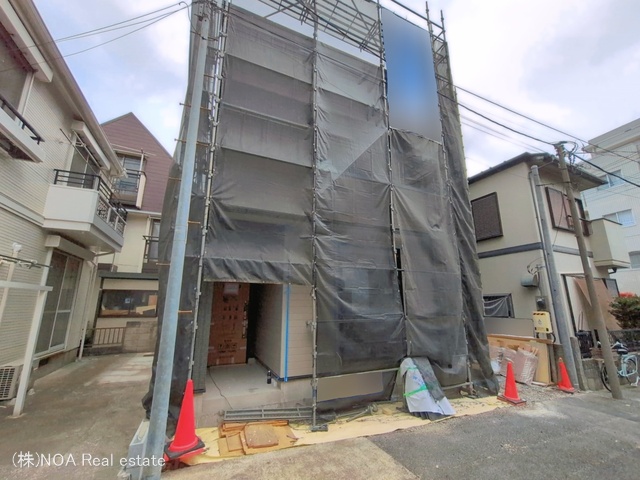 埼玉県川口市南鳩ヶ谷４丁目の新築戸建てシート写真 2026年3月30日撮影