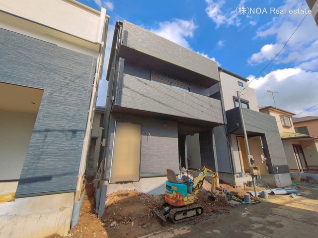 埼玉県川口市戸塚東2丁目の新築戸建て外構写真 2026年3月26日撮影