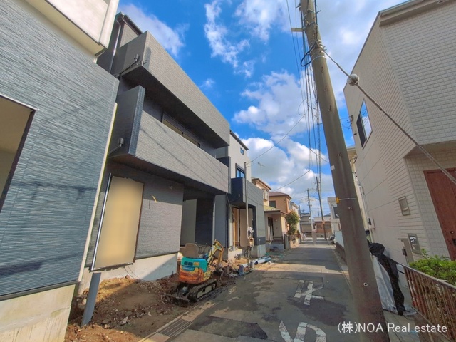 埼玉県川口市戸塚東2丁目の新築戸建て外構写真 2026年3月26日撮影