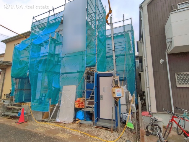 埼玉県川口市大字源左衛門新田の新築戸建てシート写真 2026年3月24日撮影