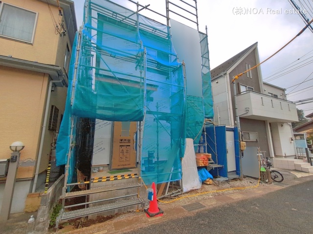 埼玉県川口市大字源左衛門新田の新築戸建てシート写真 2026年3月24日撮影