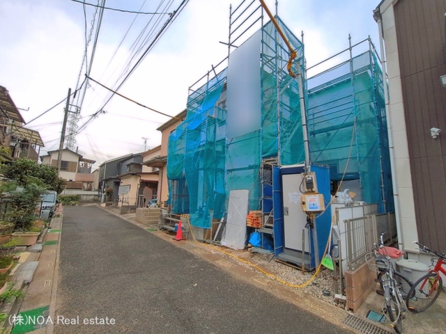 埼玉県川口市大字源左衛門新田の新築戸建てシート写真 2026年3月24日撮影