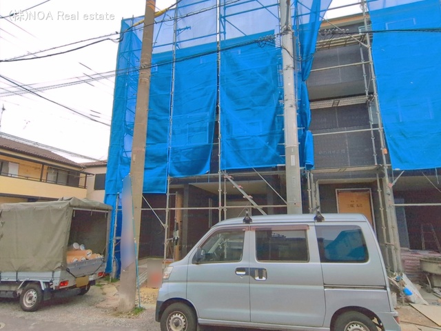 埼玉県川口市上青木6丁目の新築戸建てシート写真 2026年3月24日撮影