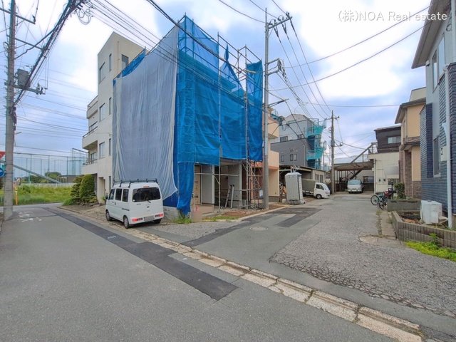 埼玉県川口市上青木６丁目の新築戸建てシート写真 2026年5月14日撮影