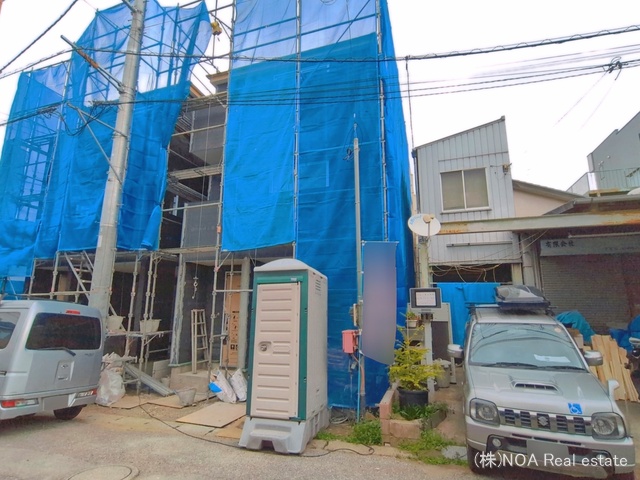 埼玉県川口市上青木６丁目の新築戸建てシート写真 2026年3月24日撮影