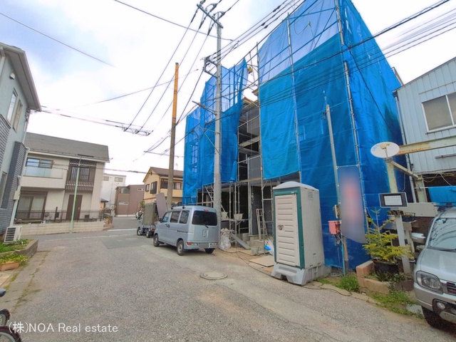 埼玉県川口市上青木６丁目の新築戸建てシート写真 2026年3月24日撮影