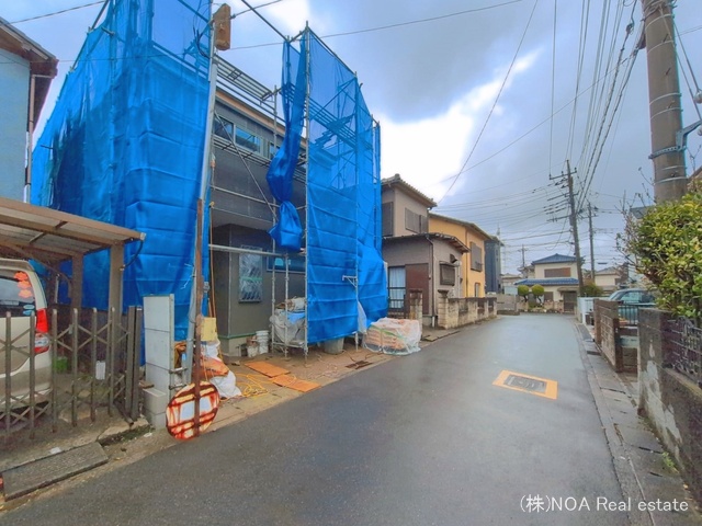 埼玉県川口市大字安行慈林の新築戸建てシート写真 2026年3月25日撮影