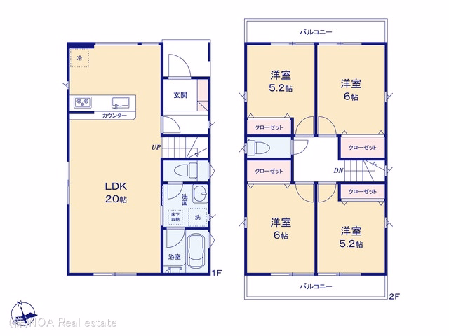 新築戸建て 川口市大字安行慈林530VI期 間取図