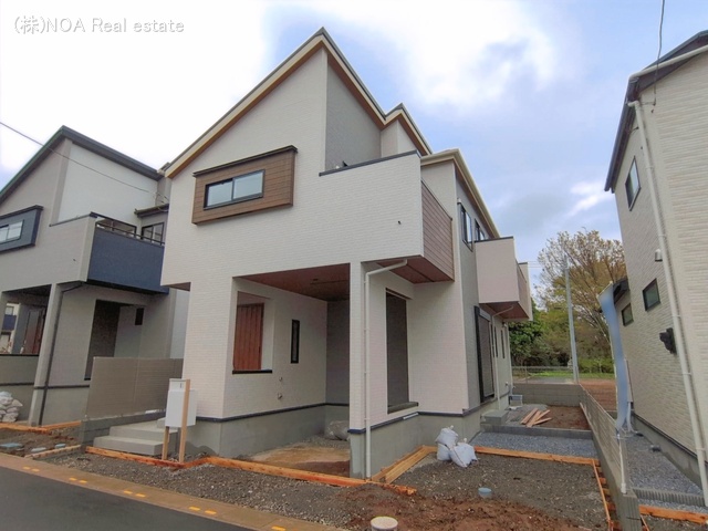 埼玉県川口市大字安行領家の新築戸建て外構写真 2026年4月1日撮影