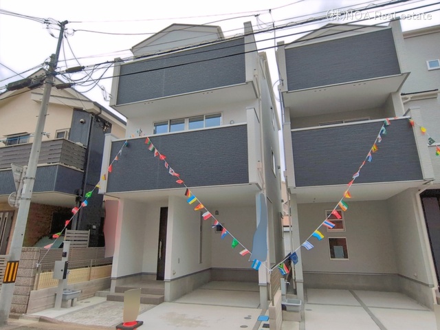 埼玉県川口市並木4丁目の新築戸建て完成写真 2026年3月30日撮影