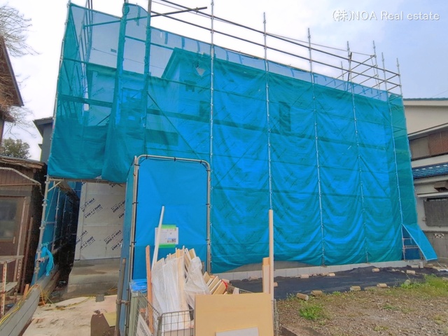 埼玉県川口市大字榛松の新築戸建てシート写真 2026年4月6日撮影