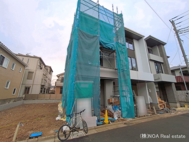 埼玉県川口市西青木２丁目の新築戸建てシート写真 2026年3月22日撮影