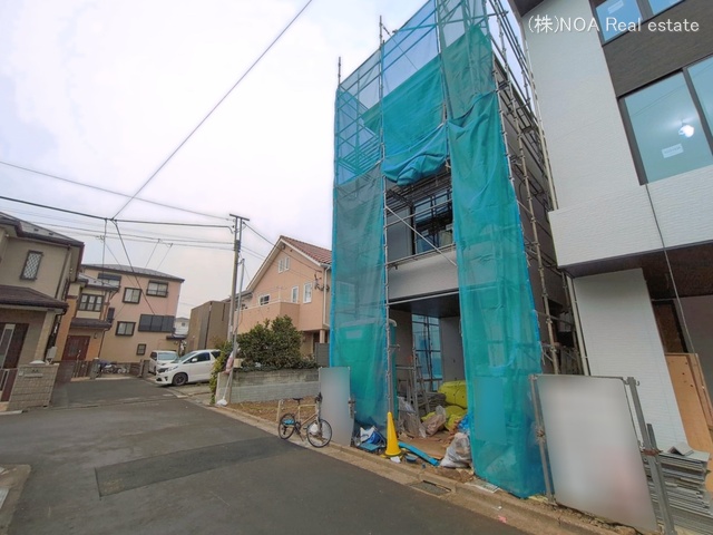 埼玉県川口市西青木２丁目の新築戸建てシート写真 2026年3月22日撮影