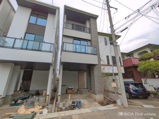 埼玉県川口市西青木2丁目の新築戸建て外構写真 2026年4月6日撮影