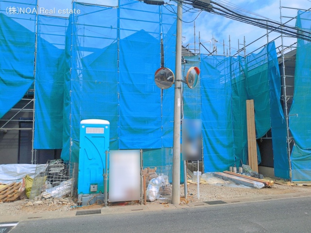 埼玉県川口市大字木曽呂の新築戸建てシート写真 2026年4月12日撮影