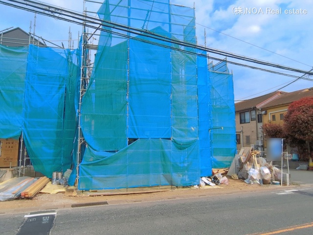 埼玉県川口市大字木曽呂の新築戸建てシート写真 2026年4月12日撮影