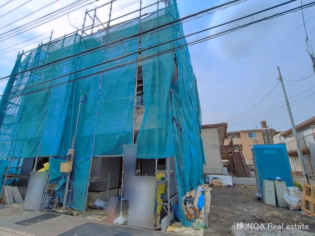 埼玉県川口市並木１丁目の新築戸建てシート写真 2026年6月23日撮影