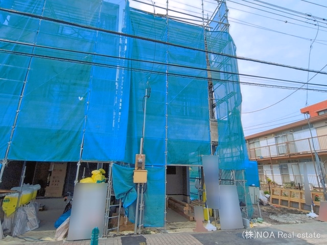 埼玉県川口市並木１丁目の新築戸建てシート写真 2026年6月23日撮影