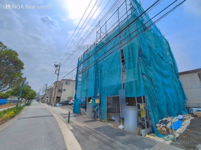 埼玉県川口市並木１丁目の新築戸建てシート写真 2026年6月23日撮影