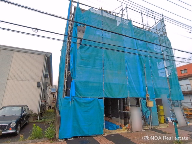 埼玉県川口市並木1丁目の新築戸建てシート写真 2026年6月25日撮影