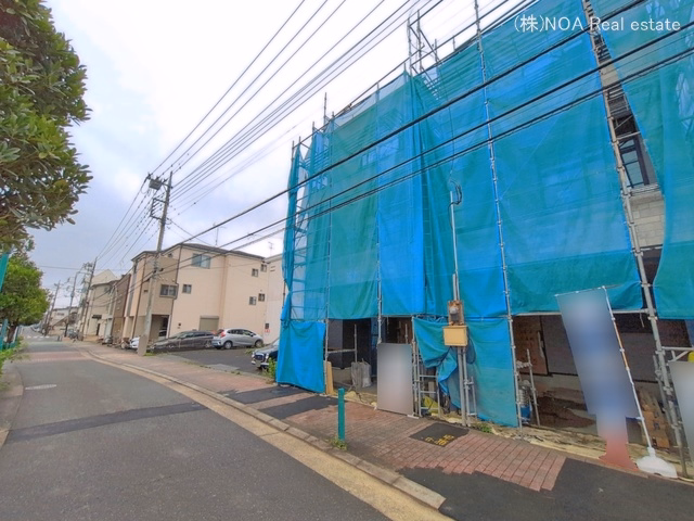 埼玉県川口市並木1丁目の新築戸建てシート写真 2026年6月25日撮影