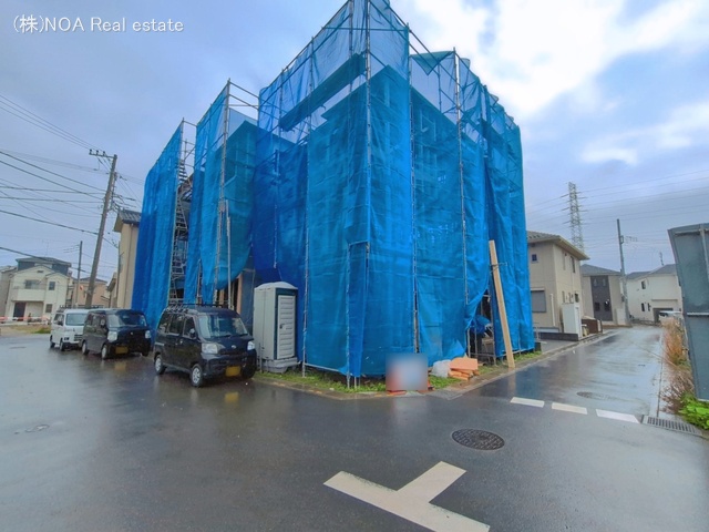 埼玉県川口市大字伊刈の新築戸建て上棟写真 2026年4月1日撮影