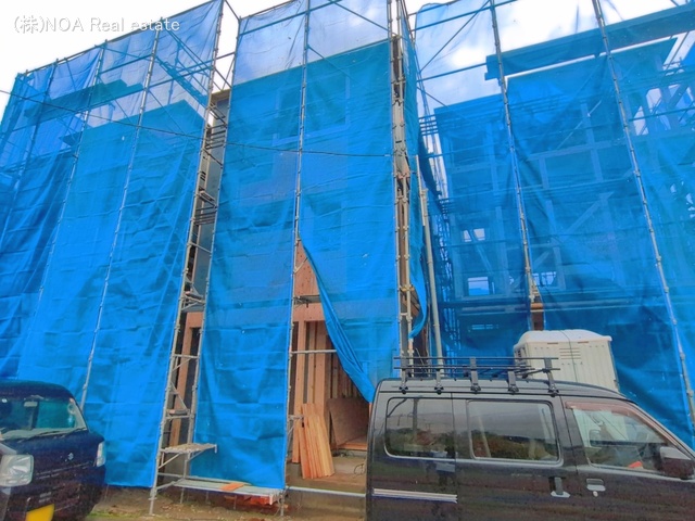 埼玉県川口市大字伊刈の新築戸建て上棟写真 2026年4月1日撮影