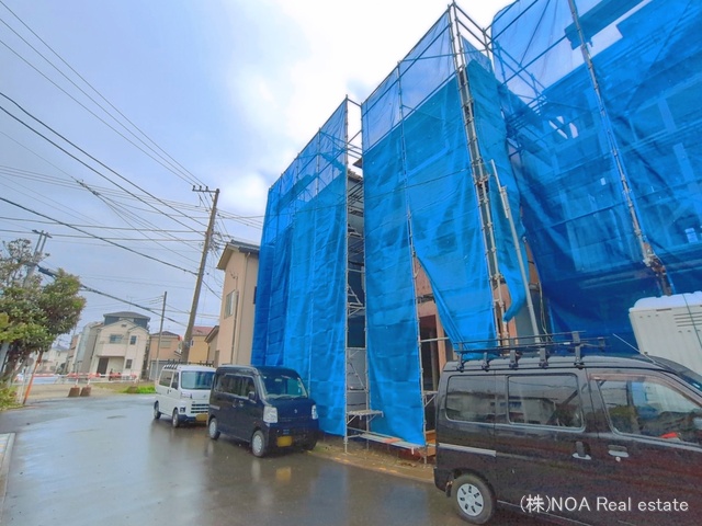 埼玉県川口市大字伊刈の新築戸建て上棟写真 2026年4月1日撮影