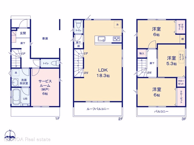 新築戸建て 川口市大字伊刈345IV期 2号棟 間取図