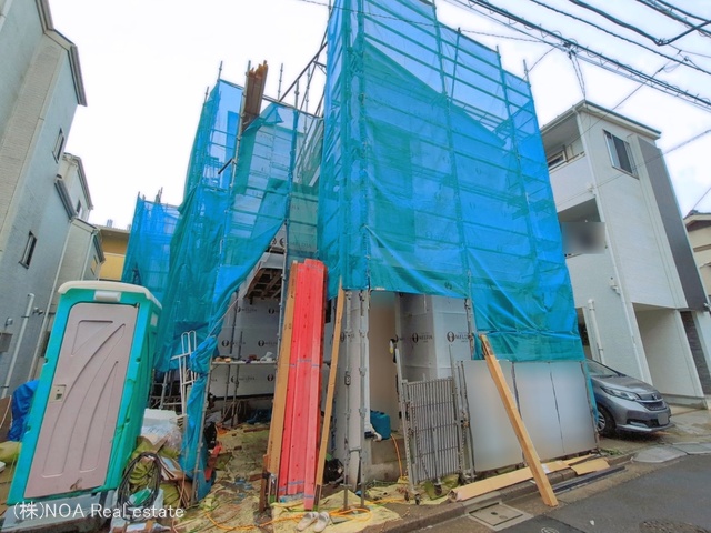 埼玉県川口市原町の新築戸建てシート写真 2026年4月1日撮影
