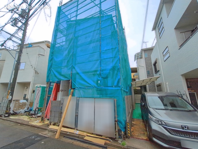 埼玉県川口市原町の新築戸建てシート写真 2026年4月1日撮影