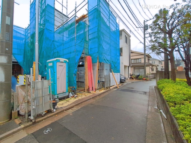 埼玉県川口市原町の新築戸建てシート写真 2026年4月1日撮影