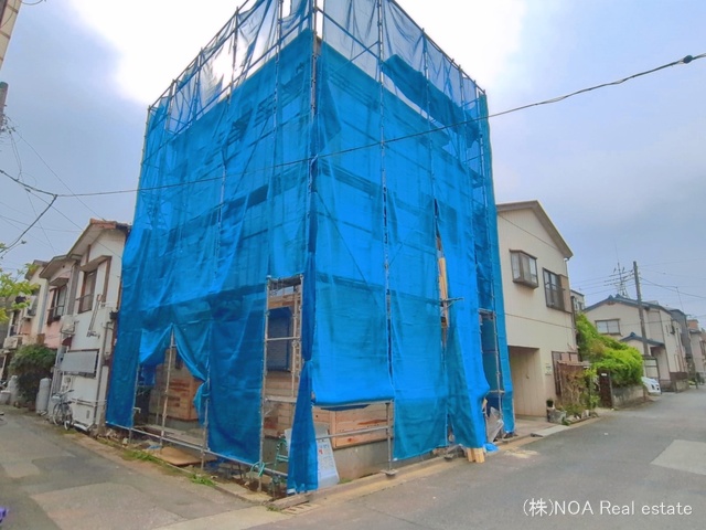 埼玉県川口市芝１丁目の新築戸建てシート写真 2026年4月6日撮影