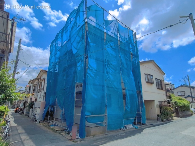 埼玉県川口市芝１丁目の新築戸建てシート写真 2026年5月10日撮影