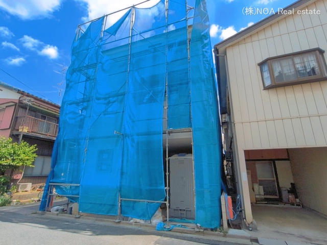 埼玉県川口市芝１丁目の新築戸建てシート写真 2026年5月10日撮影