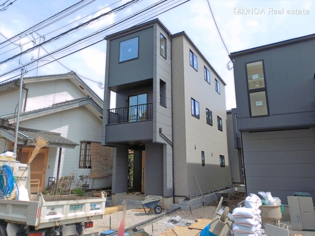 埼玉県川口市朝日3丁目の新築戸建て外構写真 2026年4月8日撮影