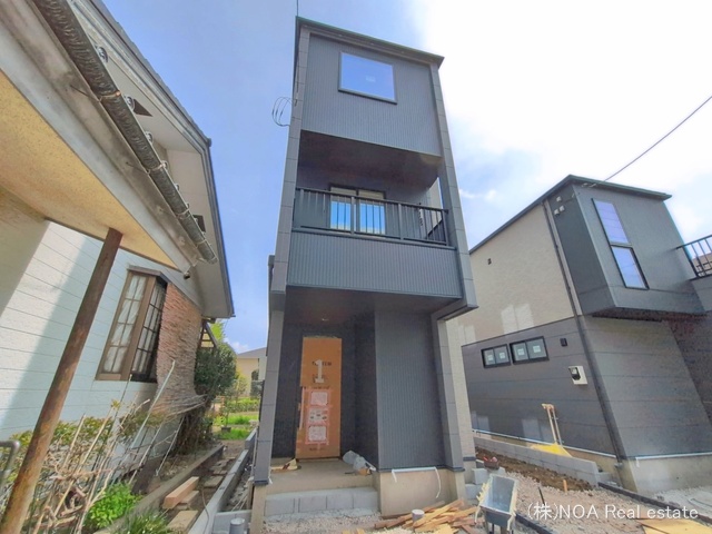 埼玉県川口市朝日3丁目の新築戸建て外構写真 2026年4月8日撮影