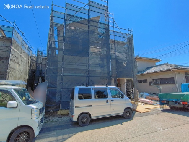 埼玉県川口市赤井3丁目の新築戸建てシート写真 2026年4月7日撮影