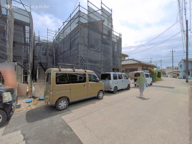 埼玉県川口市赤井３丁目の新築戸建てシート写真 2026年4月21日撮影