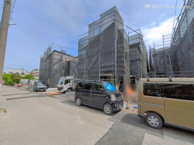 埼玉県川口市赤井３丁目の新築戸建てシート写真 2026年4月21日撮影