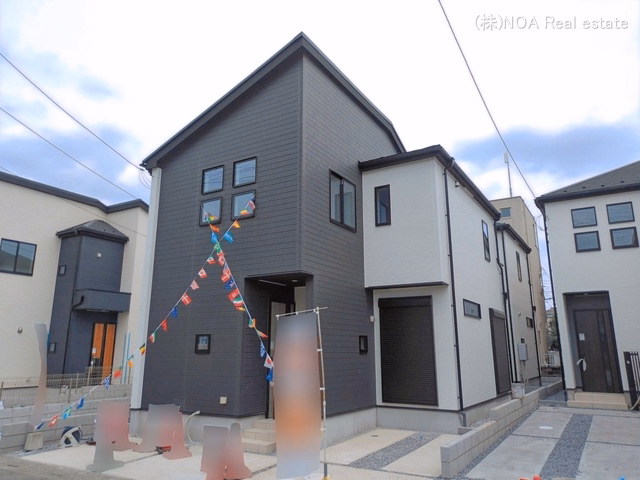埼玉県川口市赤井３丁目の新築戸建て完成写真 2026年6月29日撮影