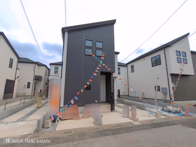 埼玉県川口市赤井３丁目の新築戸建て完成写真 2026年6月29日撮影