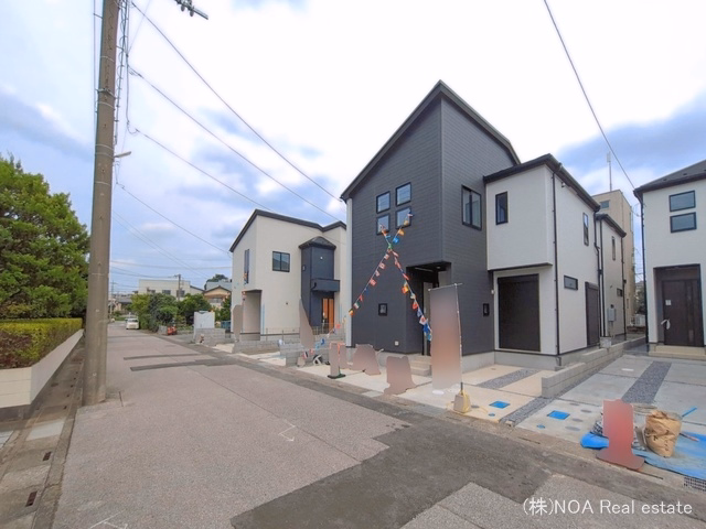 埼玉県川口市赤井３丁目の新築戸建て完成写真 2026年6月29日撮影